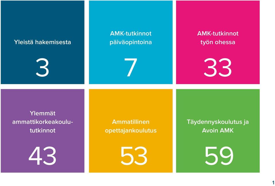 Ylemmät ammattikorkeakoulututkinnot