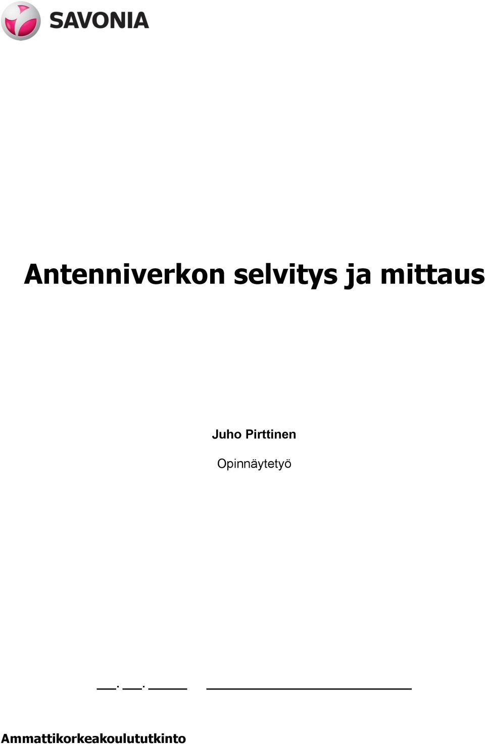 Pirttinen Opinnäytetyö.