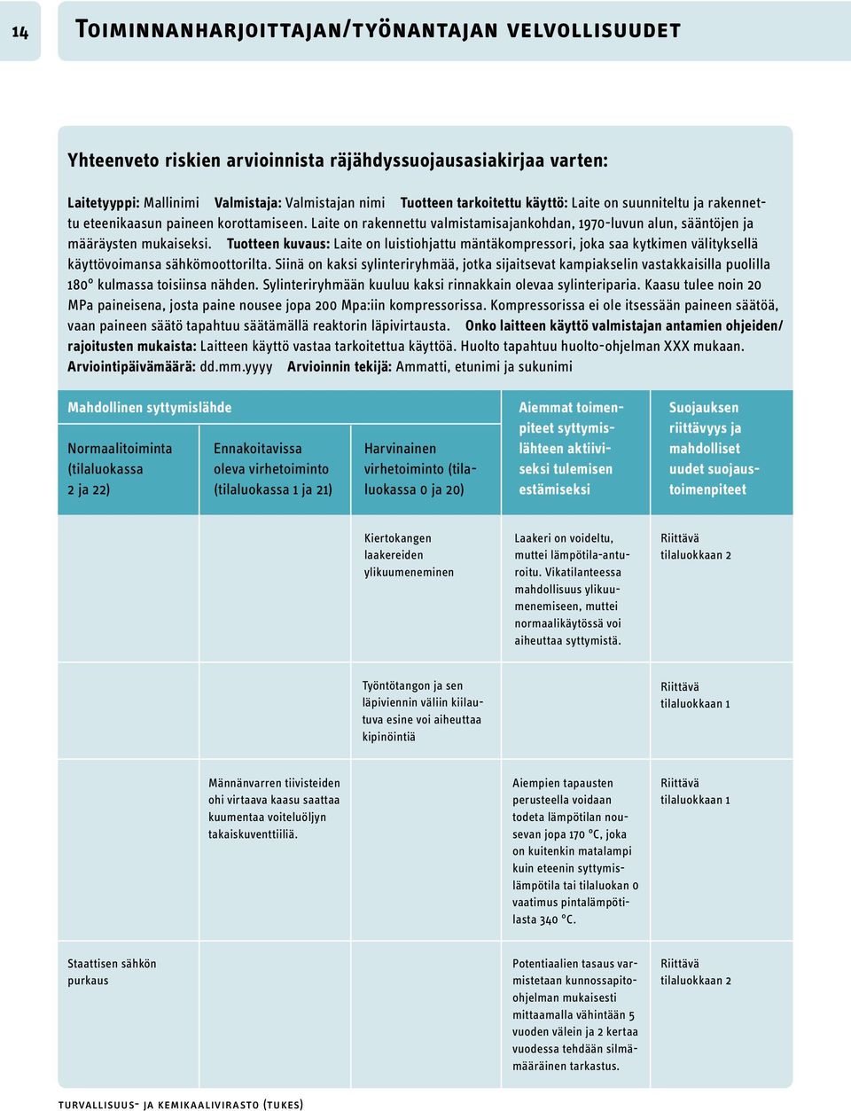 Tuotteen kuvaus: Laite on luistiohjattu mäntäkompressori, joka saa kytkimen välityksellä käyttövoimansa sähkömoottorilta.