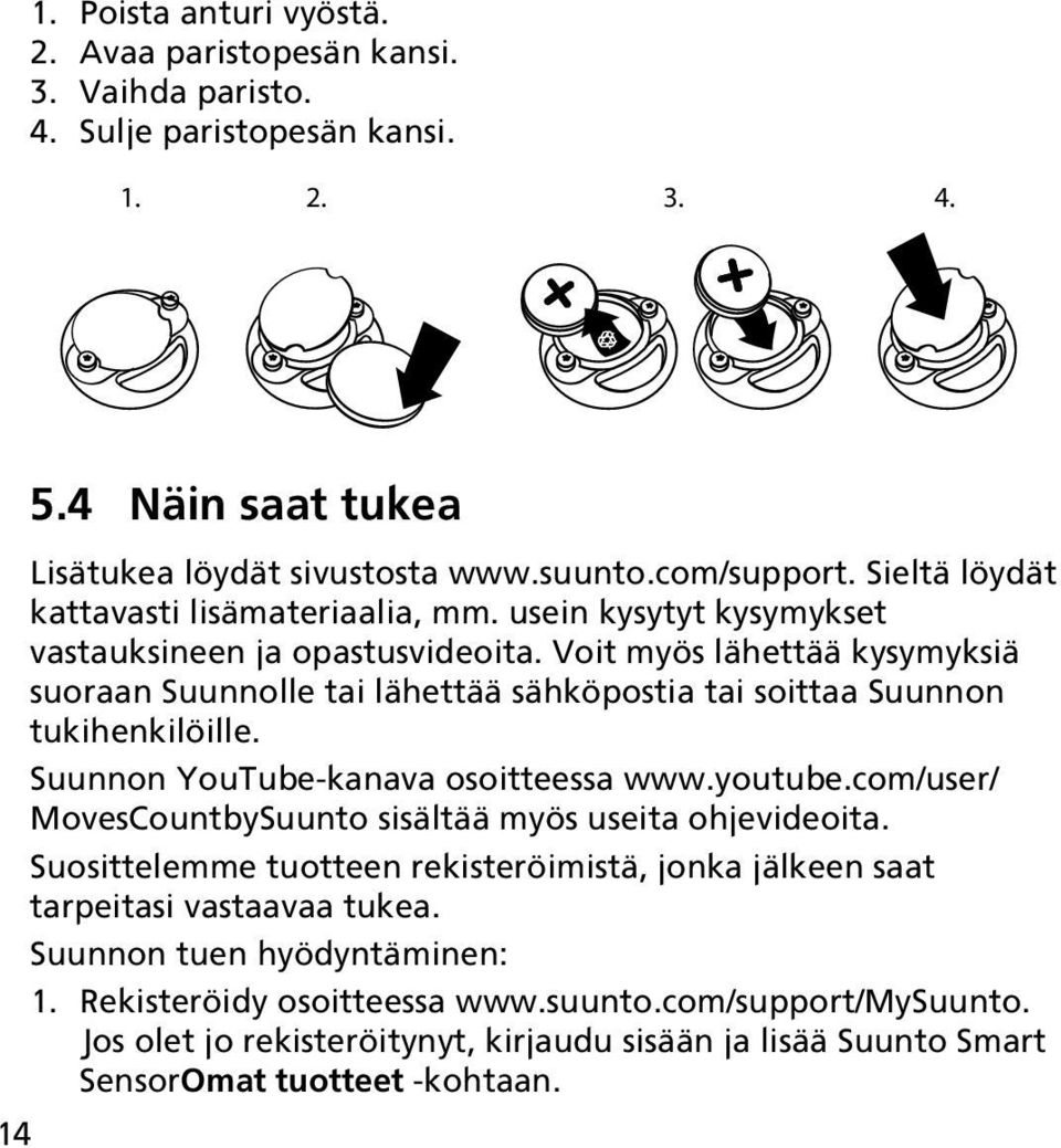 Voit myös lähettää kysymyksiä suoraan Suunnolle tai lähettää sähköpostia tai soittaa Suunnon tukihenkilöille. Suunnon YouTube-kanava osoitteessa www.youtube.