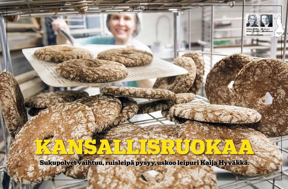 Kansallisruokaa Sukupolvet vaihtuu,