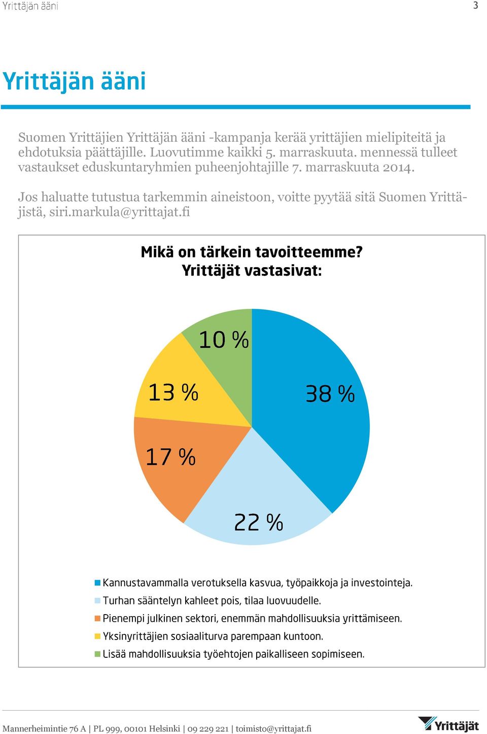 mennessä tulleet vastaukset eduskuntaryhmien puheenjohtajille 7. marraskuuta 2014.