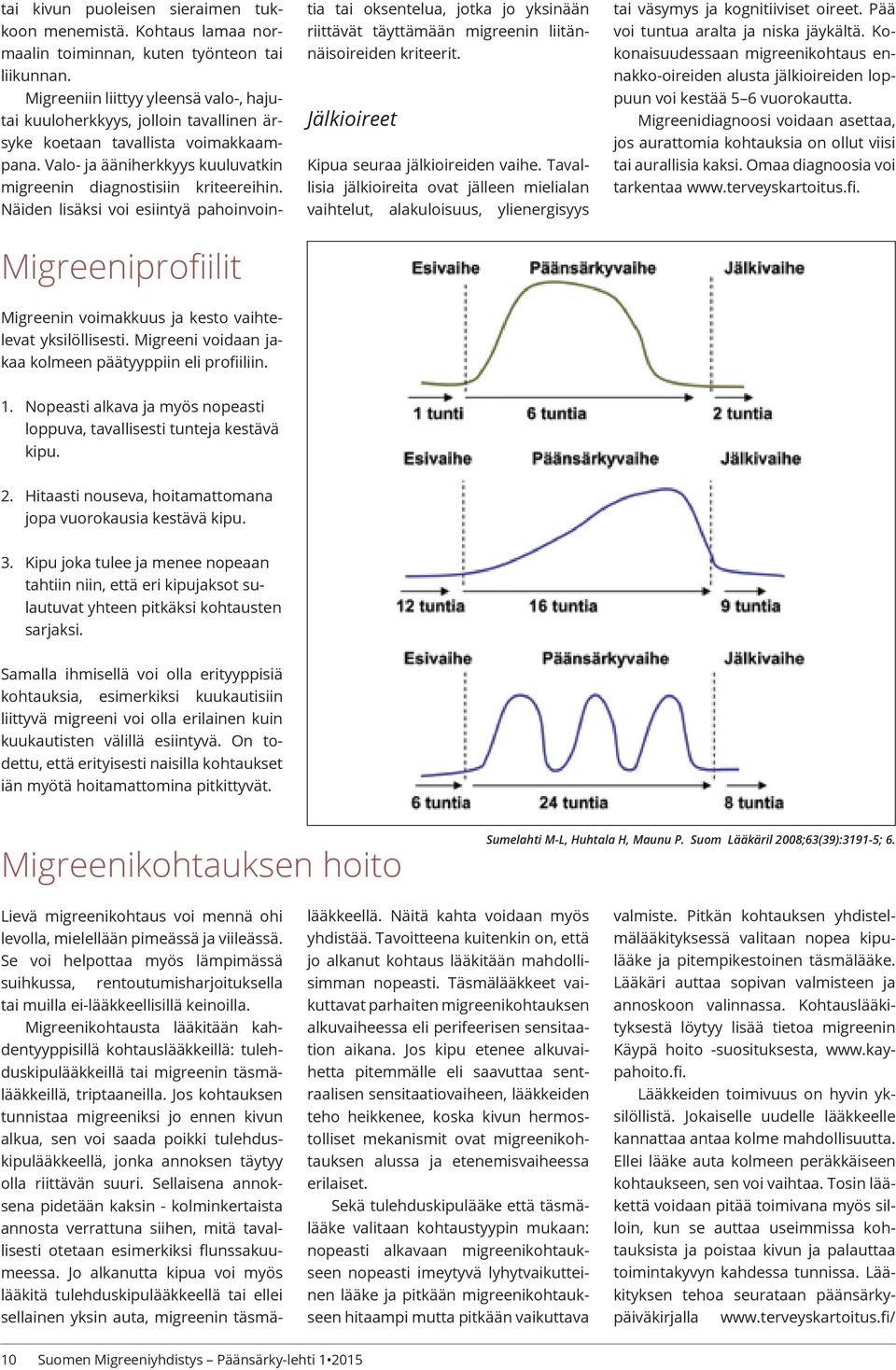 Valo- ja ääniherkkyys kuuluvatkin migreenin diagnostisiin kriteereihin.