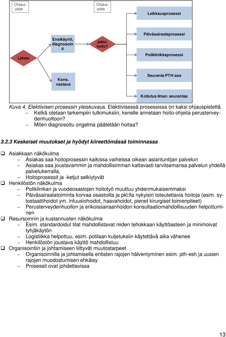 Miten diagnosoitu ongelma päätetään hoitaa? 3.2.