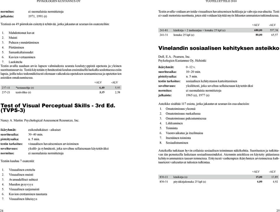 Mahdottomat kuvat 2. Muisti 3. Puheen ymmärtäminen 4. Piirtäminen 5. Samankaltaisuudet 6. Kuvien vertaaminen 7.