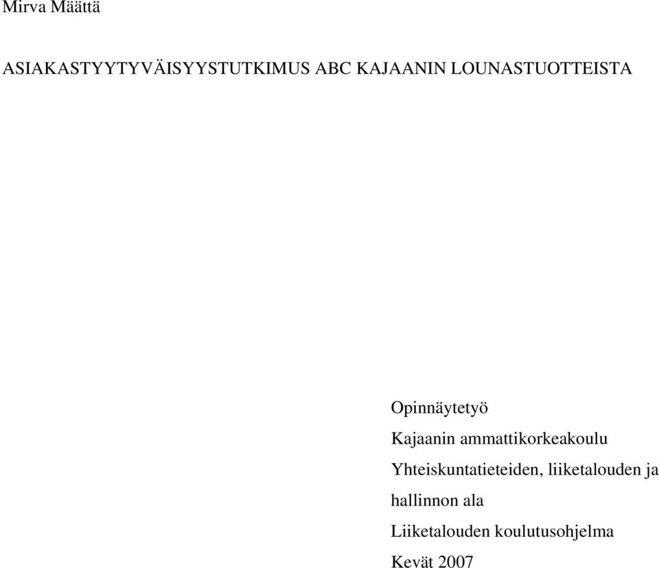 ammattikorkeakoulu Yhteiskuntatieteiden,