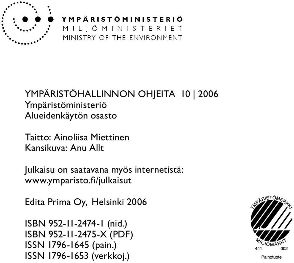 internetistä: www.ymparisto.