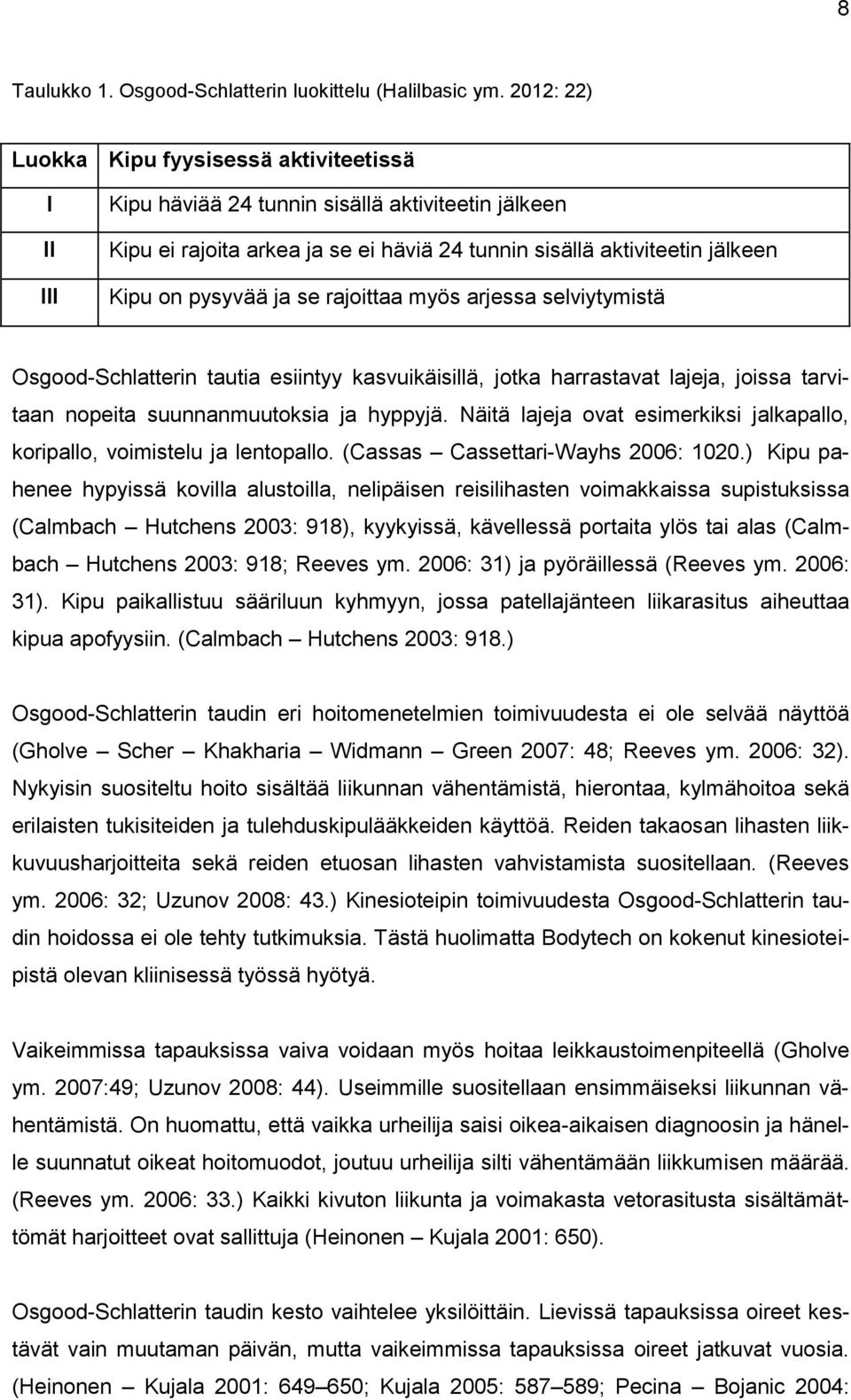 ja se rajoittaa myös arjessa selviytymistä Osgood-Schlatterin tautia esiintyy kasvuikäisillä, jotka harrastavat lajeja, joissa tarvitaan nopeita suunnanmuutoksia ja hyppyjä.