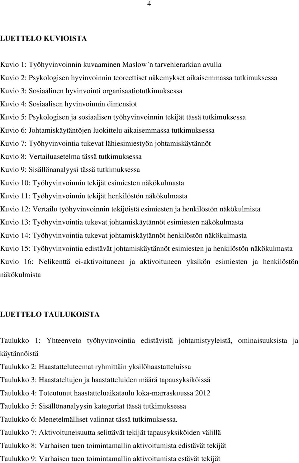 luokittelu aikaisemmassa tutkimuksessa Kuvio 7: Työhyvinvointia tukevat lähiesimiestyön johtamiskäytännöt Kuvio 8: Vertailuasetelma tässä tutkimuksessa Kuvio 9: Sisällönanalyysi tässä tutkimuksessa