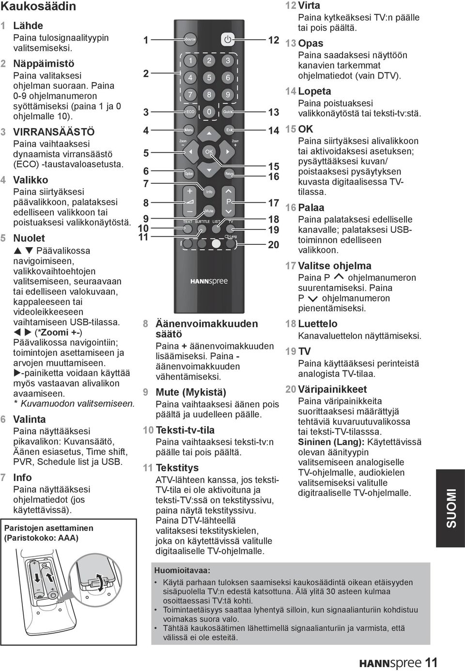 Paina 0-9 ohjelmanumeron 14 Lopeta syöttämiseksi (paina 1 ja 0 Paina poistuaksesi ohjelmalle 10). 3 13 valikkonäytöstä tai teksti-tv:stä.