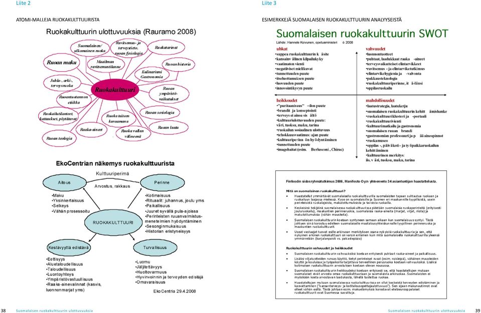 ANALYYSEISTÄ 38 Suomalaisen ruokakulttuurin