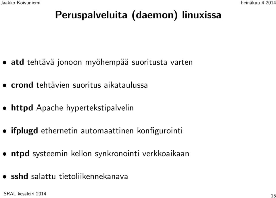 hypertekstipalvelin ifplugd ethernetin automaattinen konfigurointi