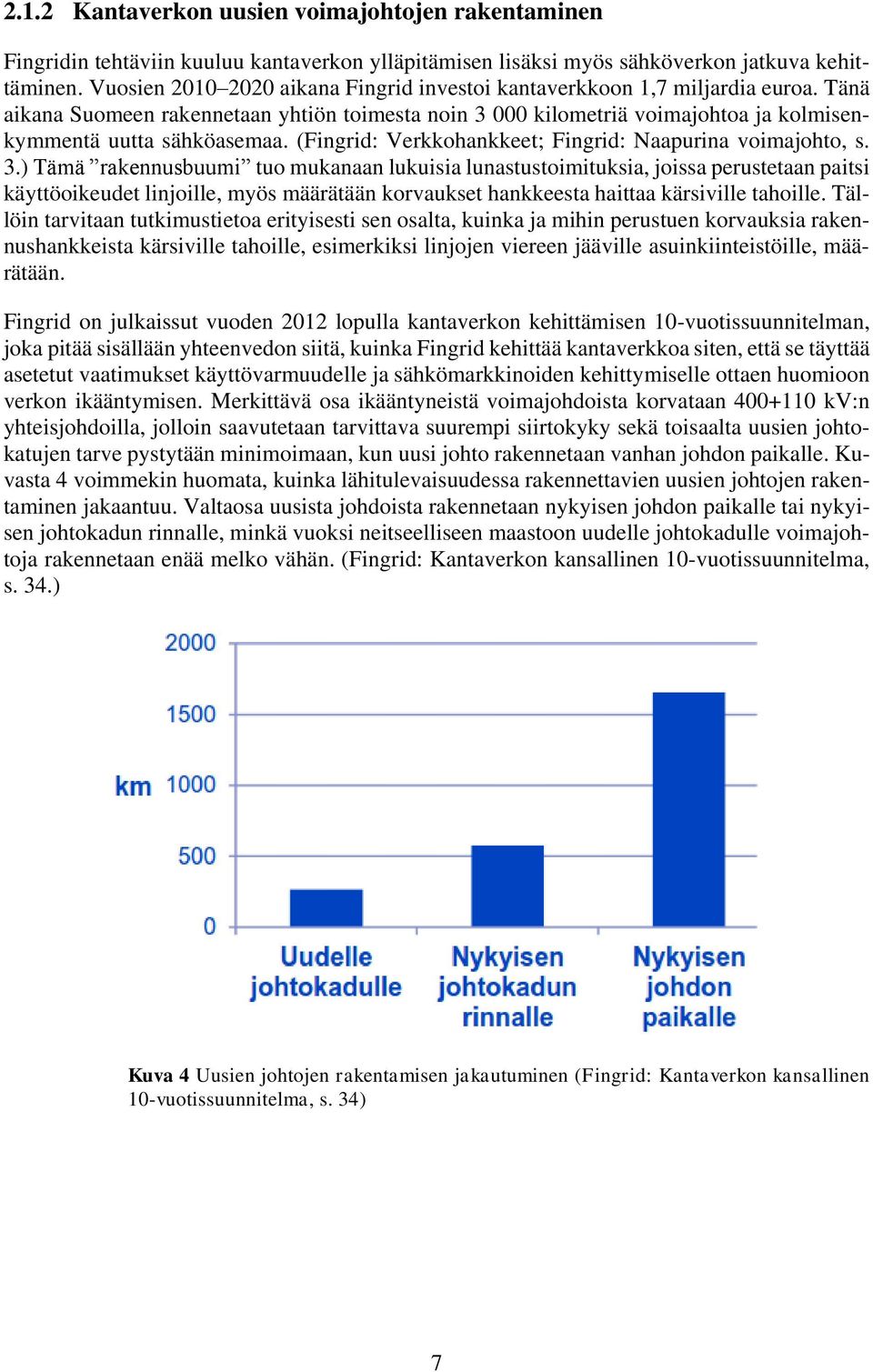 (Fingrid: Verkkohankkeet; Fingrid: Naapurina voimajohto, s. 3.