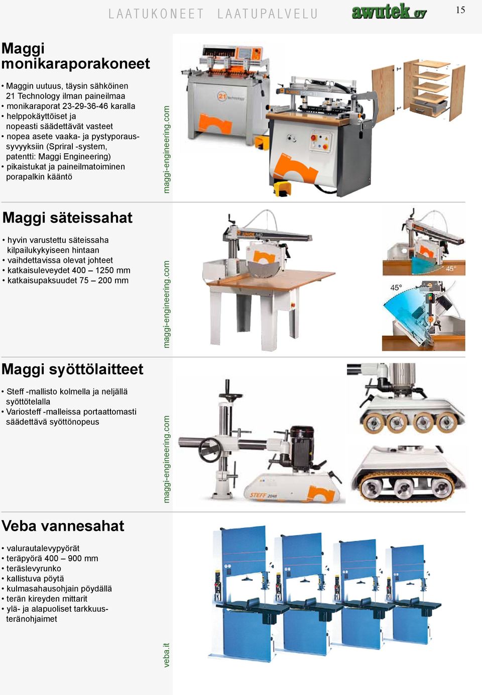 com Maggi säteissahat hyvin varustettu säteissaha kilpailukykyiseen hintaan vaihdettavissa olevat johteet katkaisuleveydet 400 1250 mm katkaisupaksuudet 75 200 mm maggi-engineering.