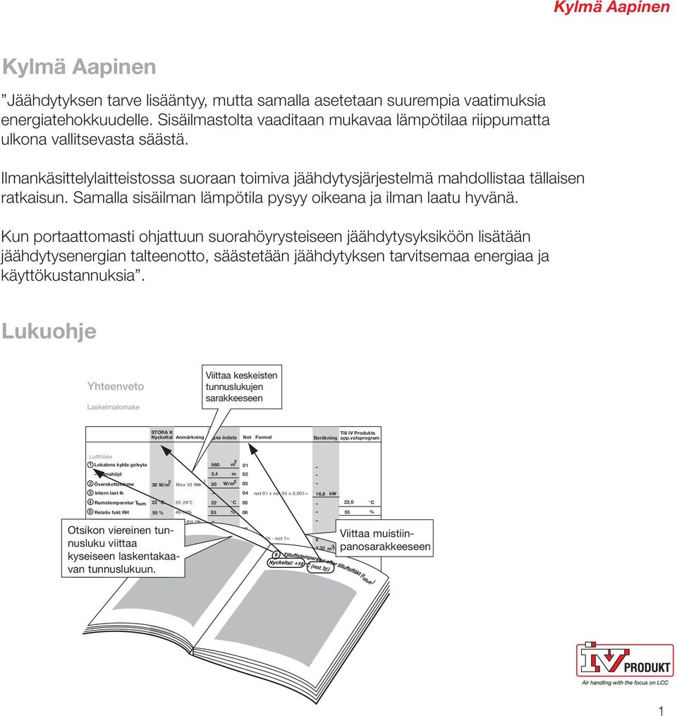 Kun portaattomasti ohjattuun suorahöyrysteiseen jäähdytysyksiköön lisätään jäähdytysenergian talteenotto, säästetään jäähdytyksen tarvitsemaa energiaa ja käyttökustannuksia.