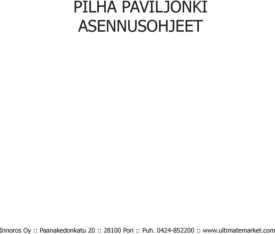 20 :: 28100 Pori :: Puh.