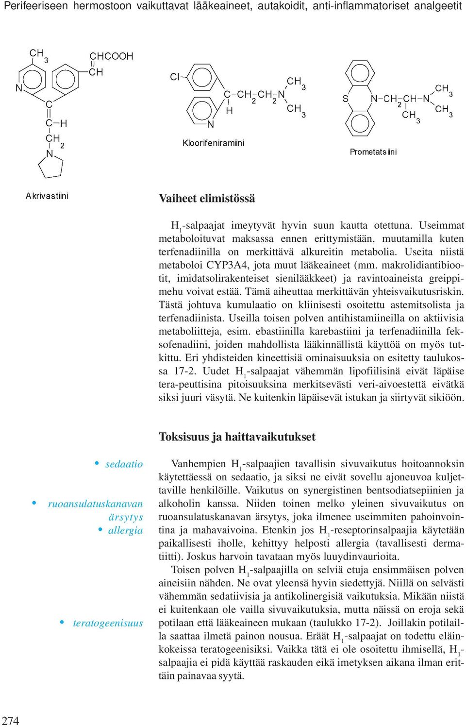 makrolidiantibiootit, imidatsolirakenteiset sienilääkkeet) ja ravintoaineista greippimehu voivat estää. Tämä aiheuttaa merkittävän yhteisvaikutusriskin.