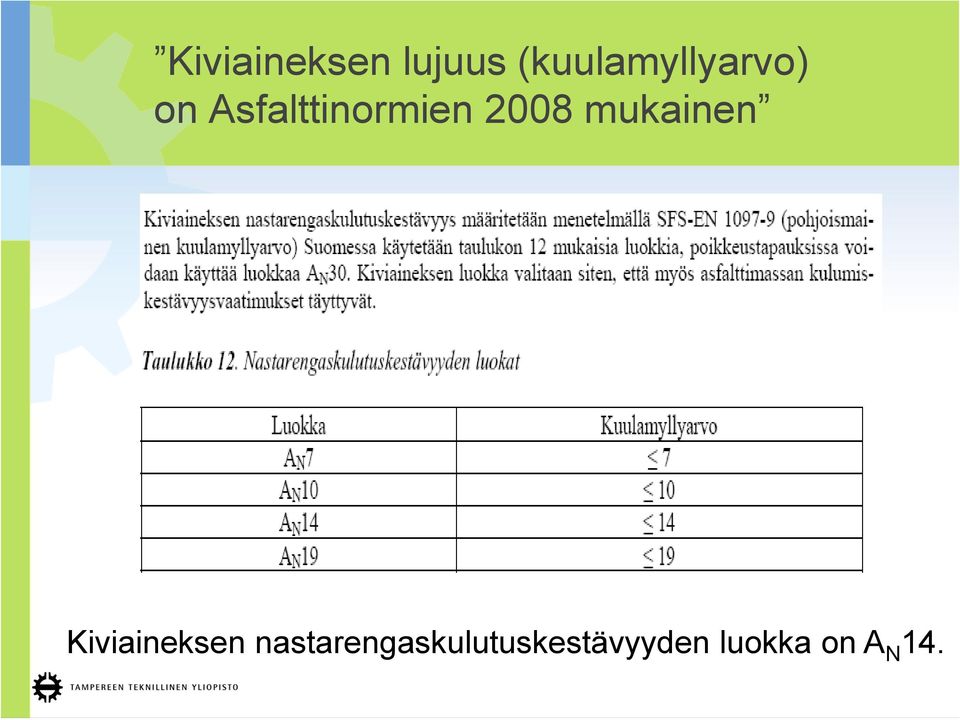 Asfalttinormien 2008 mukainen