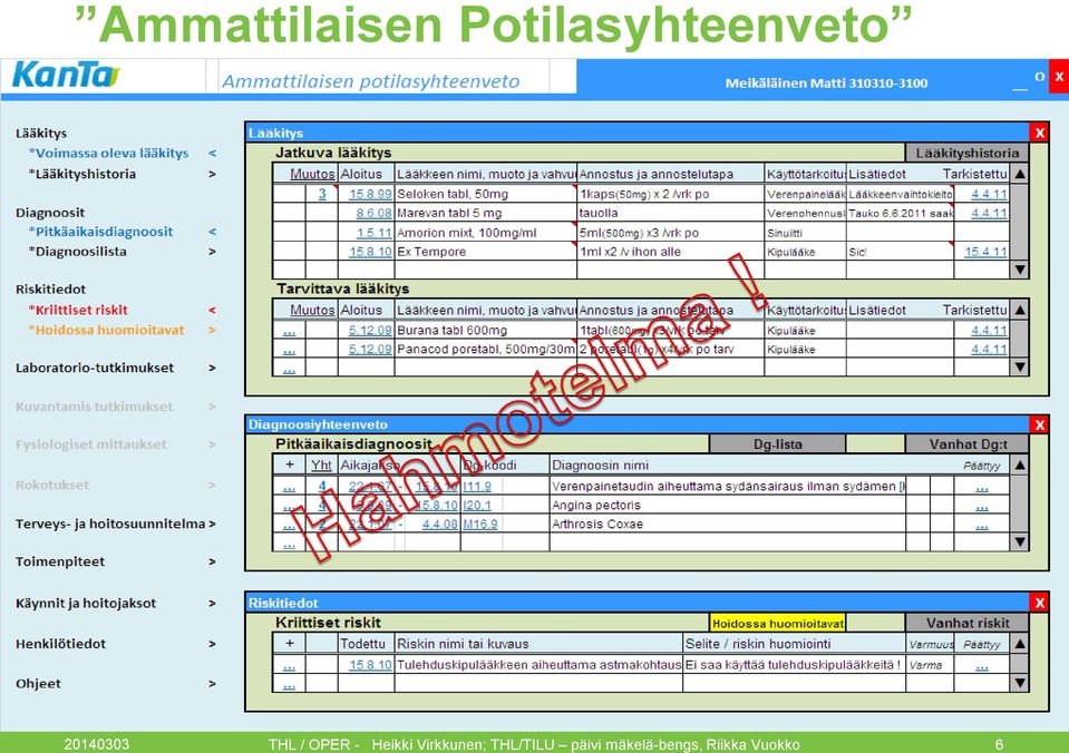 THL / OPER - Heikki