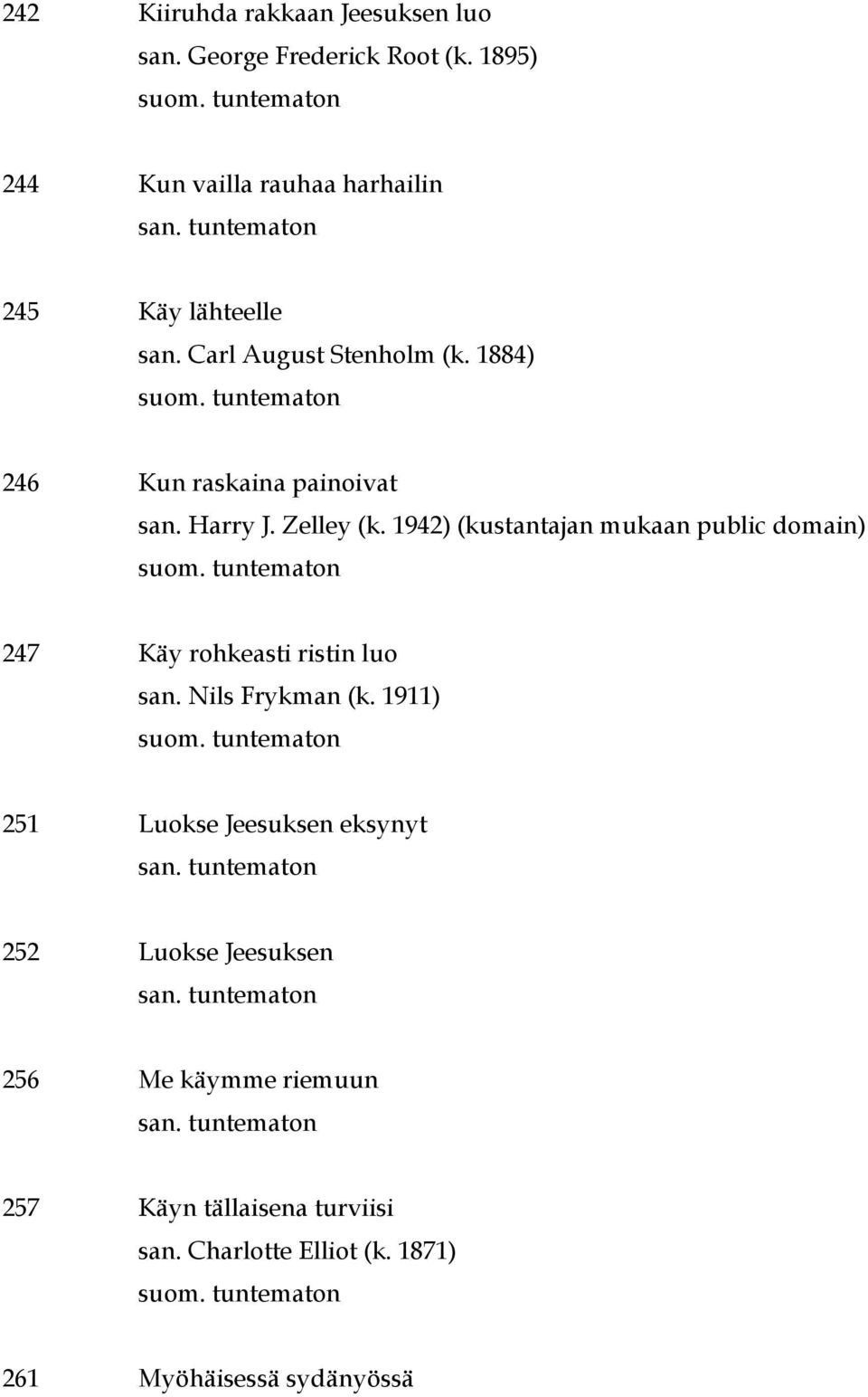 1884) 246 Kun raskaina painoivat san. Harry J. Zelley (k.