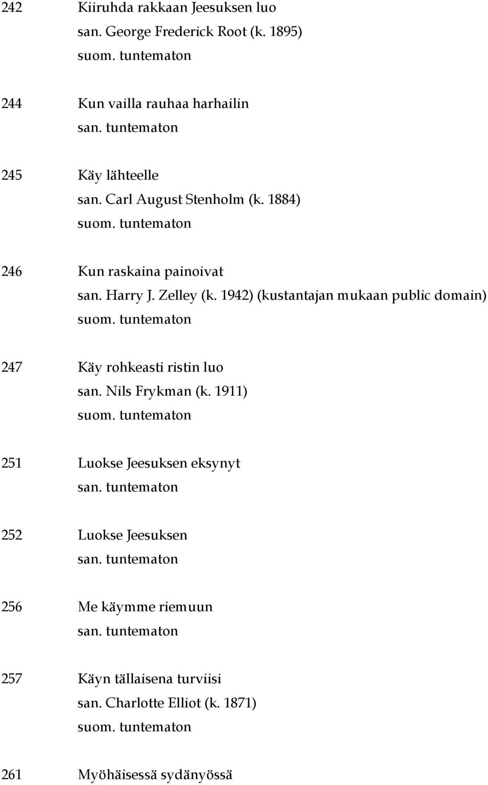 1884) 246 Kun raskaina painoivat san. Harry J. Zelley (k.