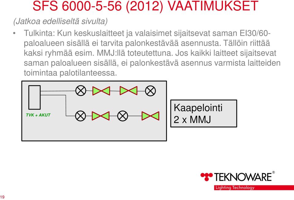 Tällöin riittää kaksi ryhmää esim. MMJ:llä toteutettuna.