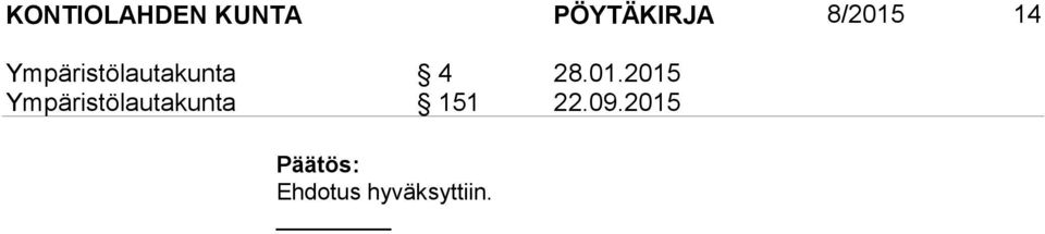 Ympäristölautakunta 4 28.