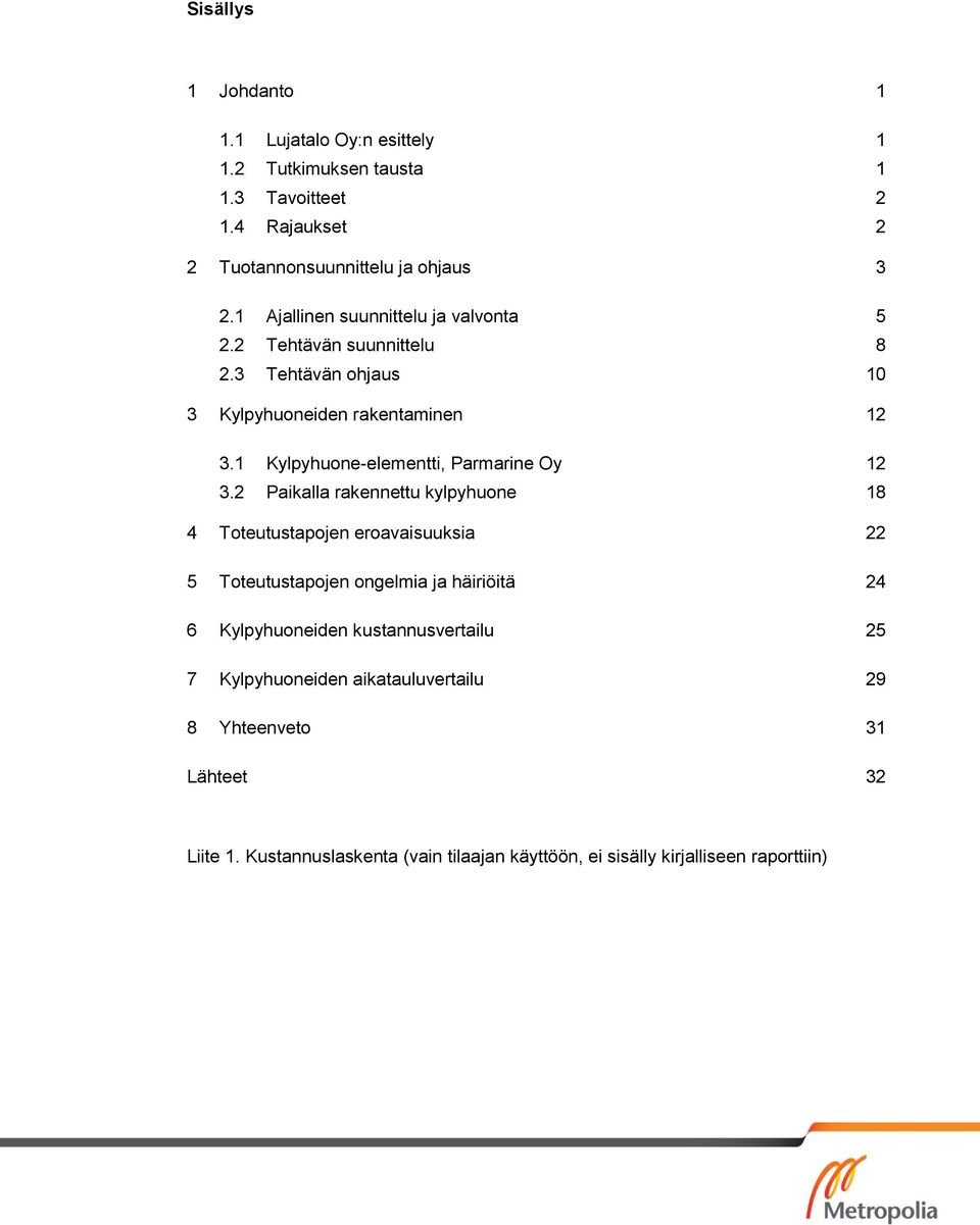 1 Kylpyhuone-elementti, Parmarine Oy 12 3.