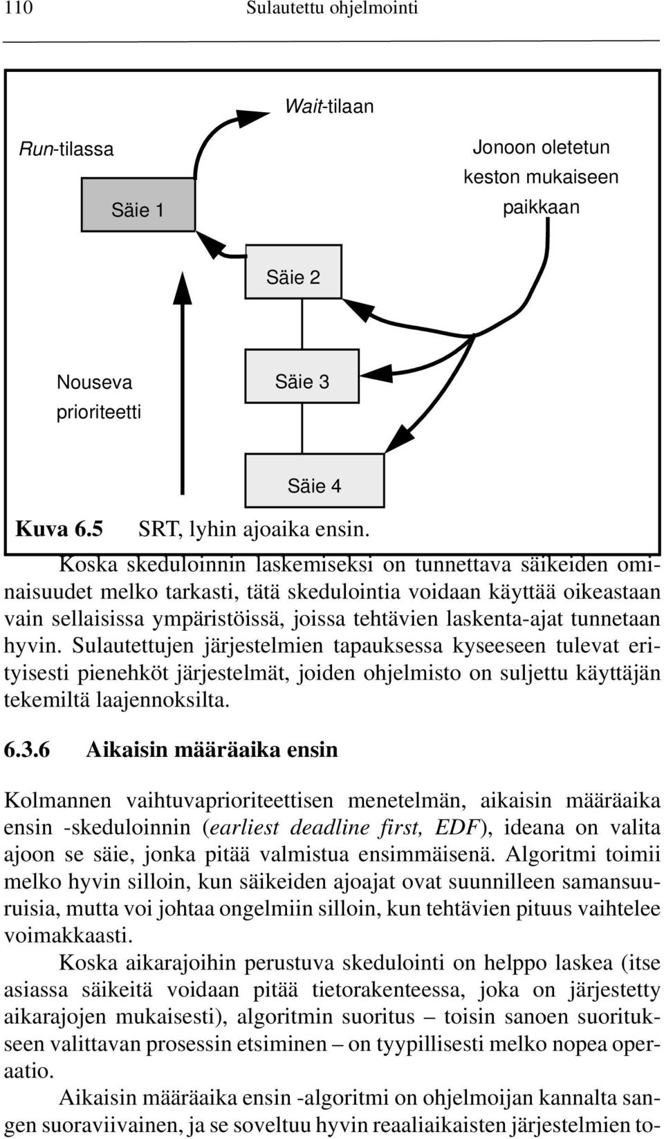tunnetaan hyvin. Sulautettujen järjestelmien tapauksessa kyseeseen tulevat erityisesti pienehköt järjestelmät, joiden ohjelmisto on suljettu käyttäjän tekemiltä laajennoksilta. 6.3.