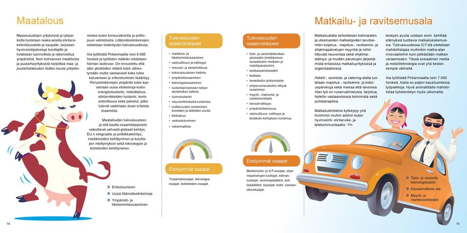 Noin kolmannes maatiloista ja puutarhayrityksistä harjoittaa maa- ja puutarhatalouden lisäksi muuta yritystoimintaa kuten koneurakointia ja polttopuun valmistusta.