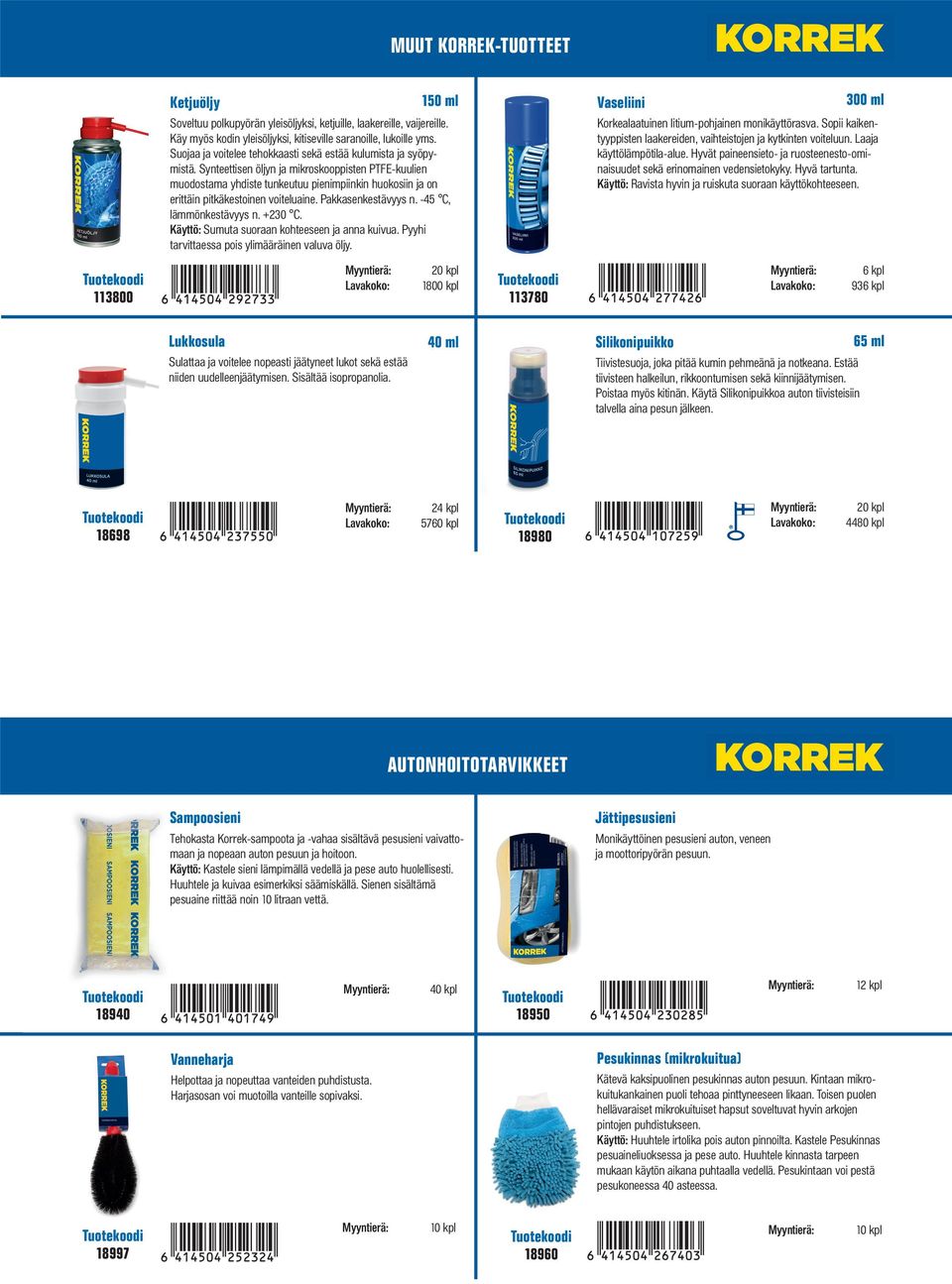 Synteettisen öljyn ja mikroskooppisten PTFE-kuulien muodostama yhdiste tunkeutuu pienimpiinkin huokosiin ja on erittäin pitkäkestoinen voiteluaine. Pakkasenkestävyys n. -45 C, lämmönkestävyys n.