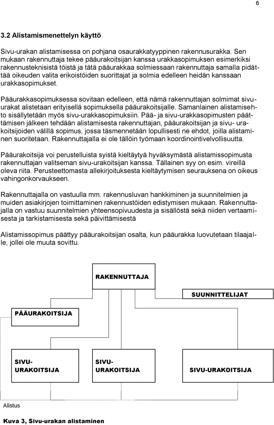 suorittajat ja solmia edelleen heidän kanssaan urakkasopimukset.