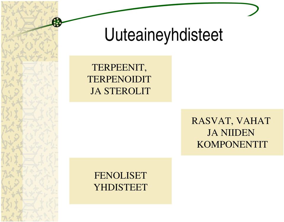 STERLIT RASVAT, VAAT JA