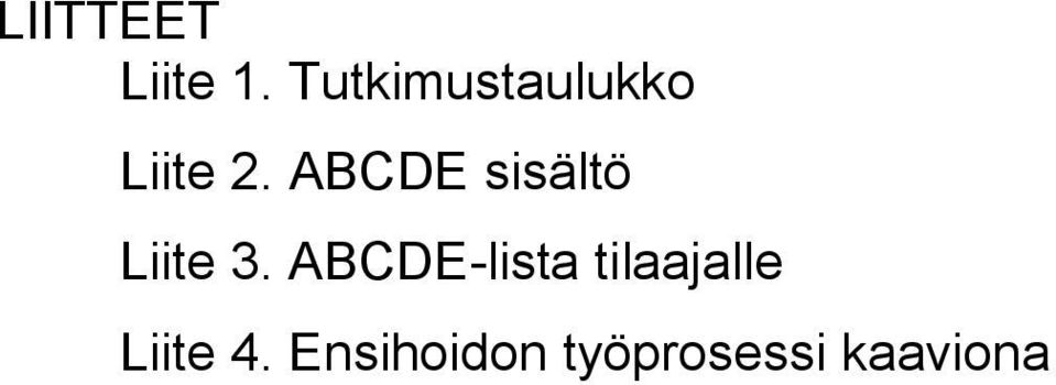 ABCDE sisältö Liite 3.