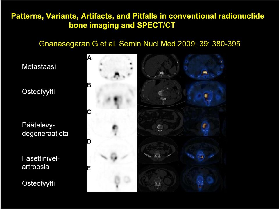 Gnanasegaran G et al.