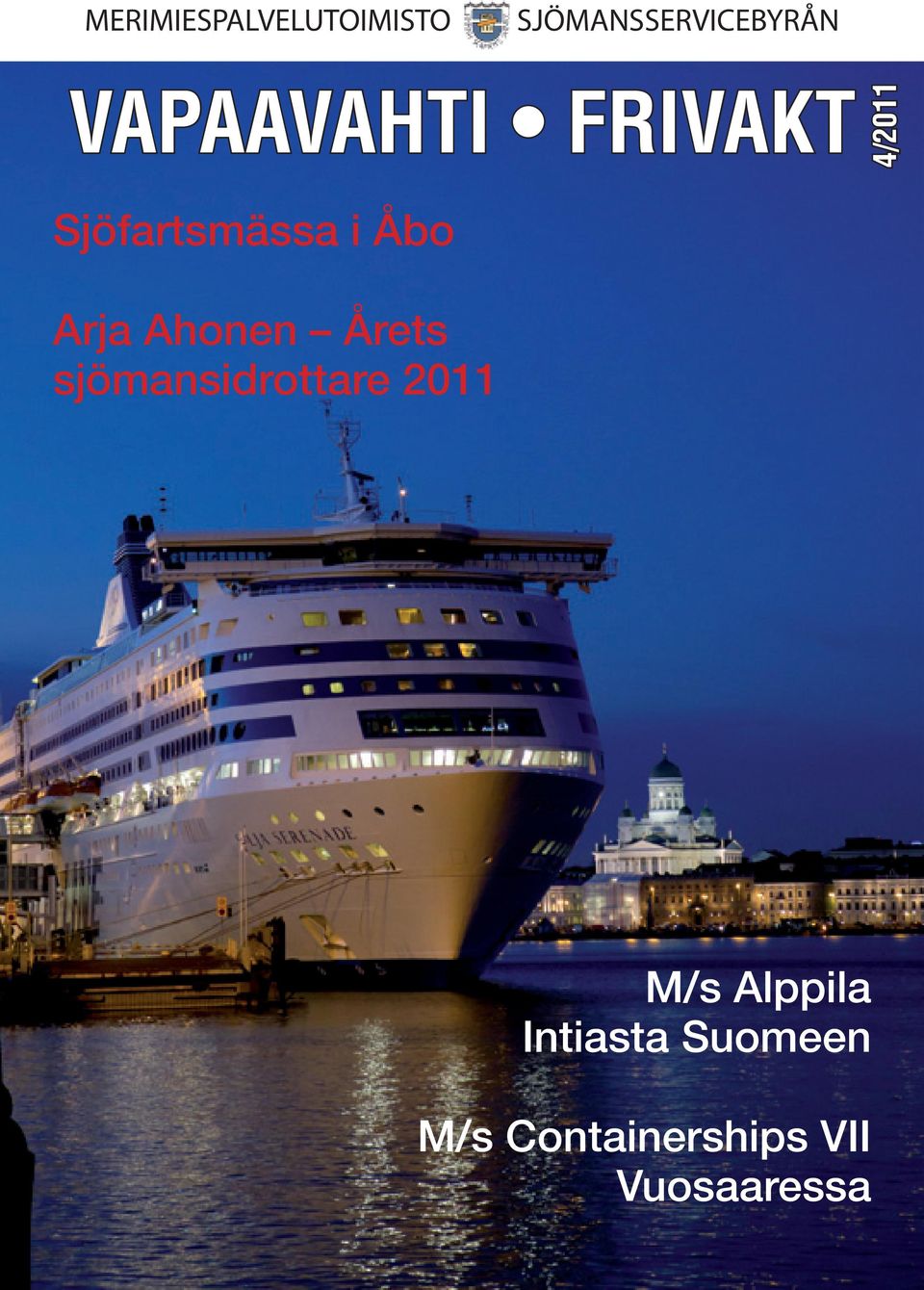 sjömansidrottare 2011 4/2011 M/s Alppila Intiasta