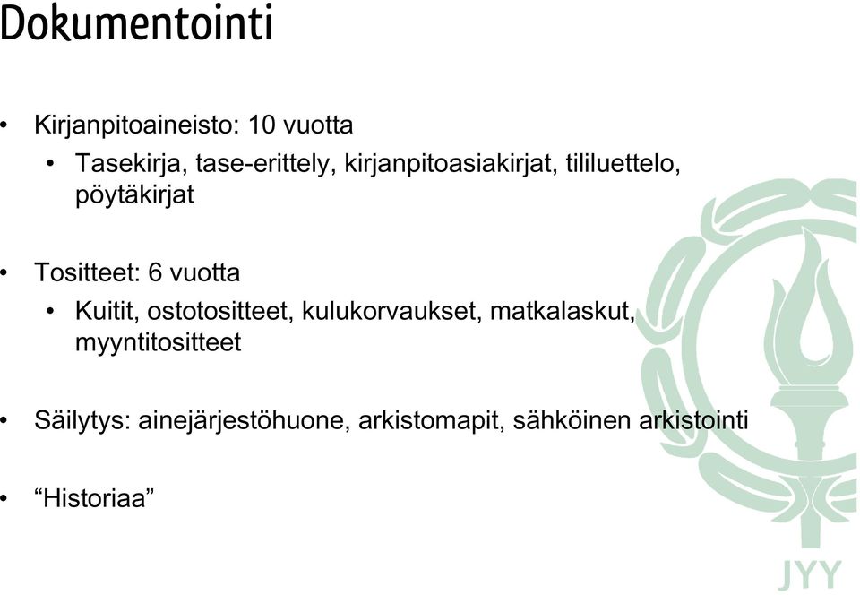 Kuitit, ostotositteet, kulukorvaukset, matkalaskut, myyntitositteet