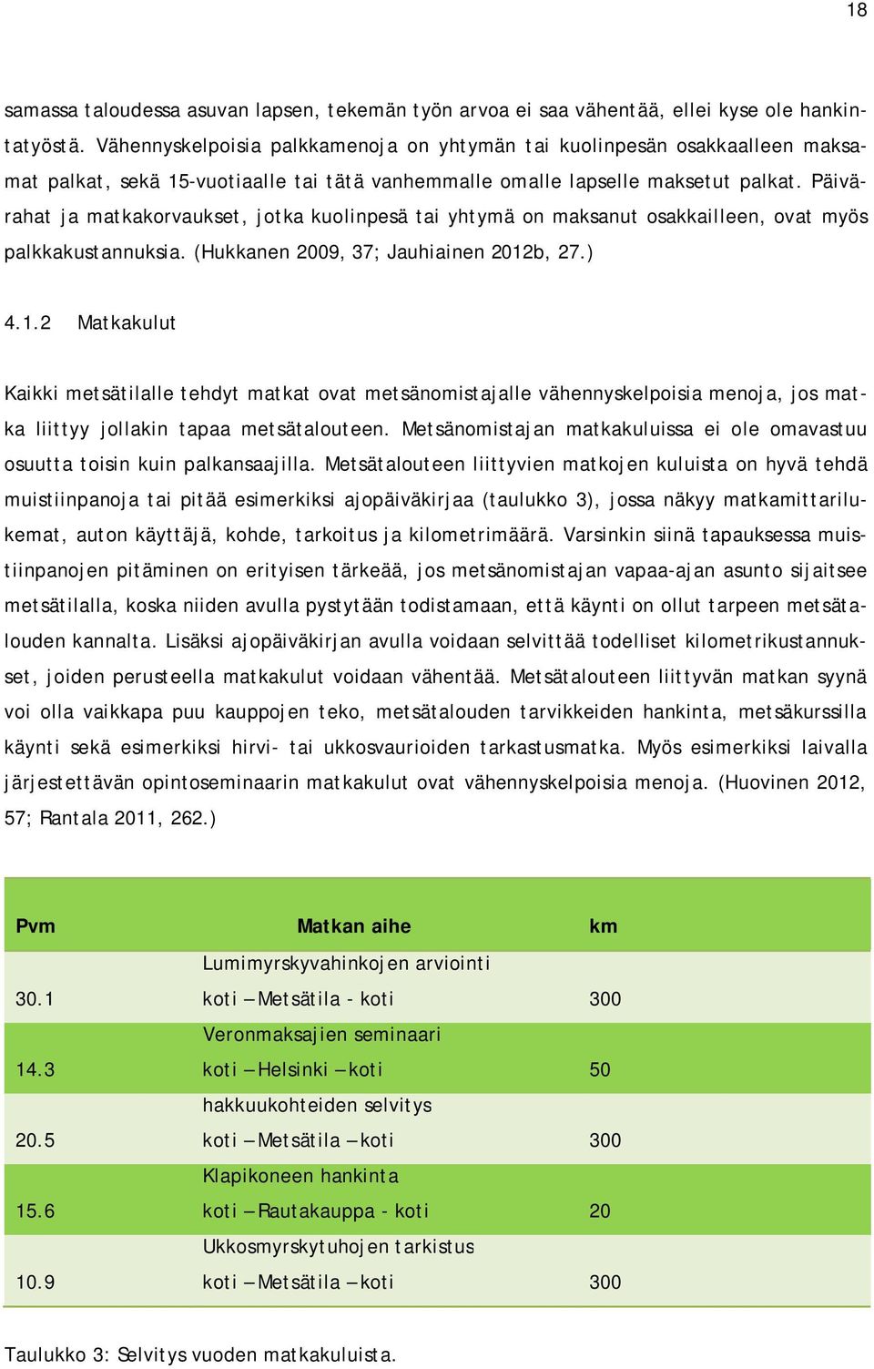 Päivärahat ja matkakorvaukset, jotka kuolinpesä tai yhtymä on maksanut osakkailleen, ovat myös palkkakustannuksia. (Hukkanen 2009, 37; Jauhiainen 2012