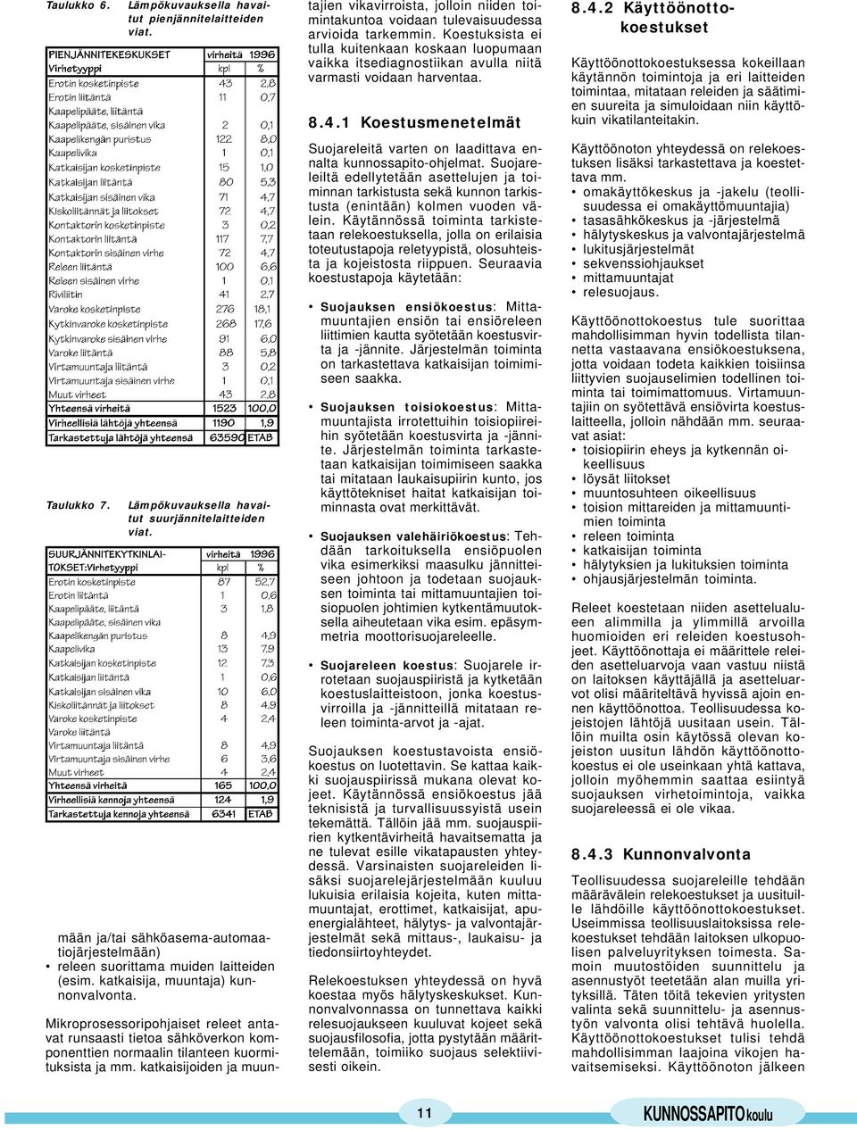 Mikroprosessoripohjaiset releet antavat runsaasti tietoa sähköverkon komponenttien normaalin tilanteen kuormituksista ja mm.