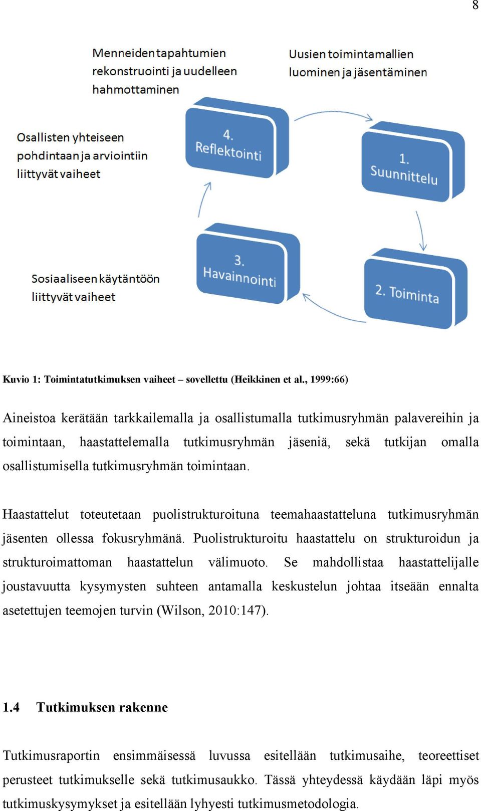 toimintaan. Haastattelut toteutetaan puolistrukturoituna teemahaastatteluna tutkimusryhmän jäsenten ollessa fokusryhmänä.