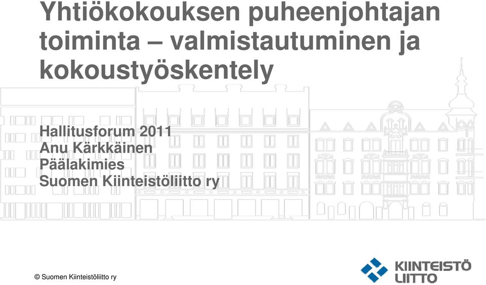 Hallitusforum 2011 Anu Kärkkäinen