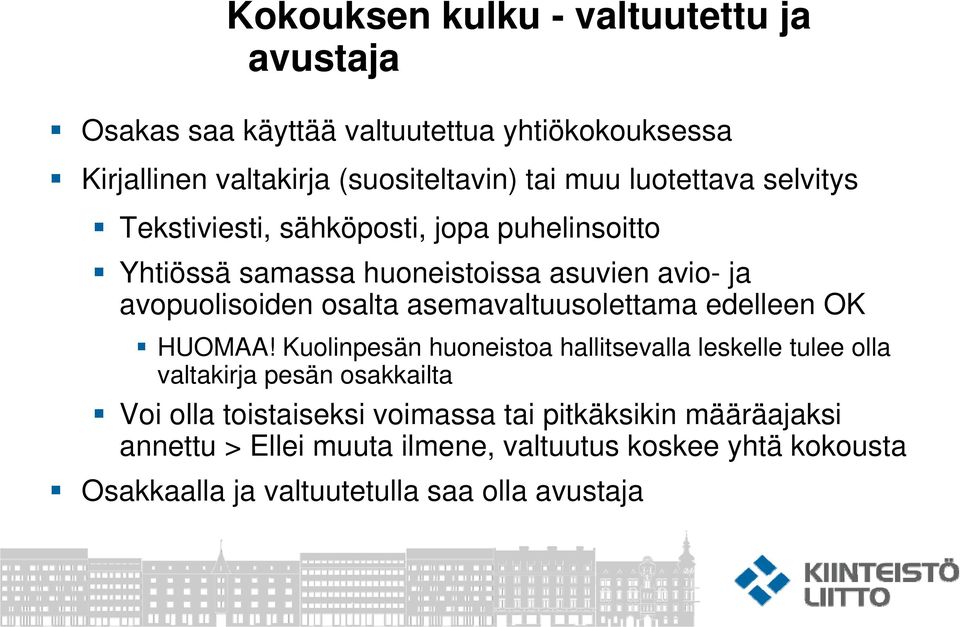 asemavaltuusolettama edelleen OK HUOMAA!