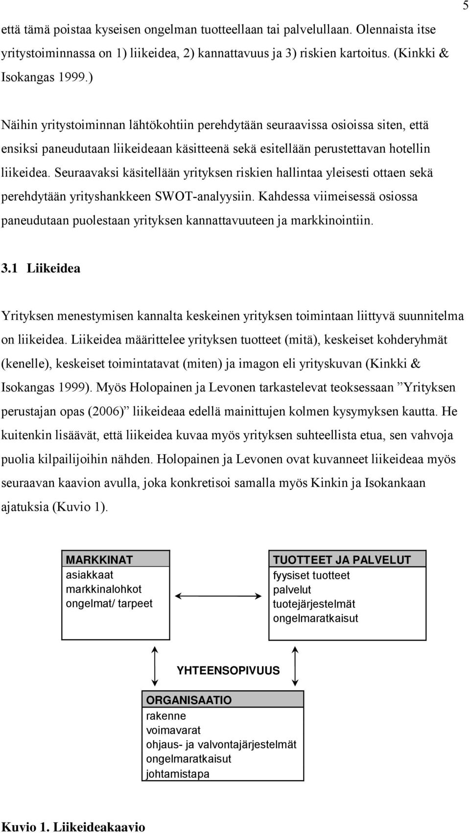 Seuraavaksi käsitellään yrityksen riskien hallintaa yleisesti ottaen sekä perehdytään yrityshankkeen SWOT-analyysiin.