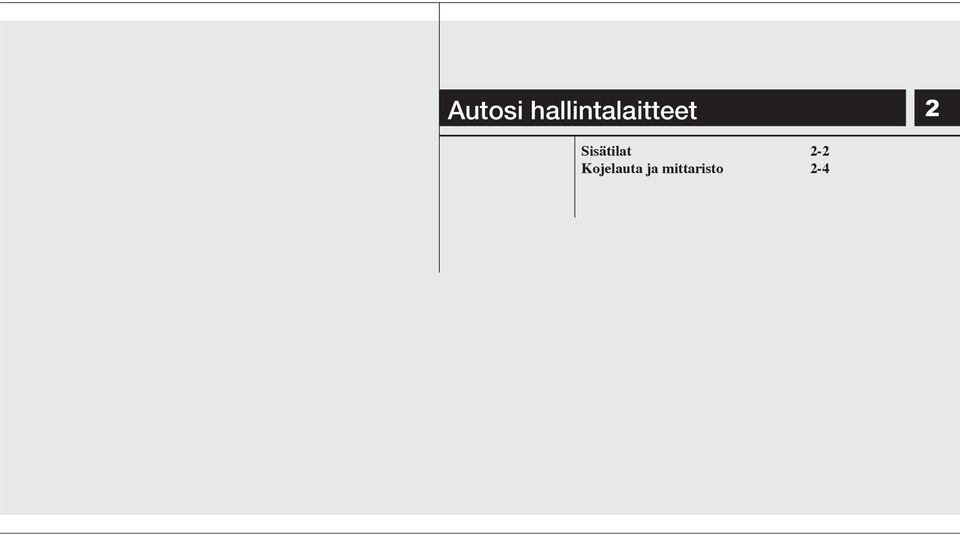 2 Sisätilat 2-2