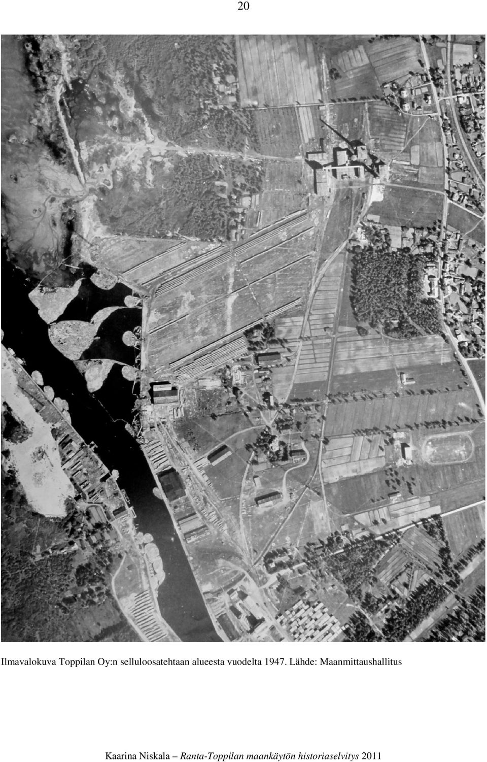 alueesta vuodelta 1947.