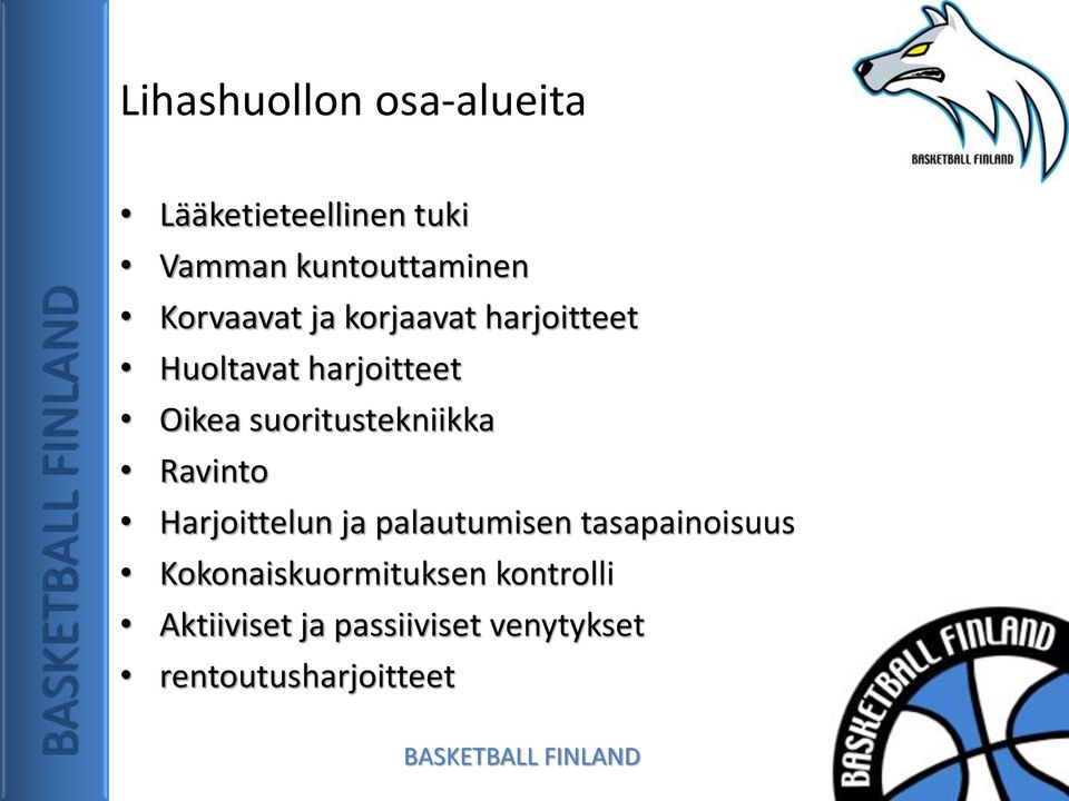 suoritustekniikka Ravinto Harjoittelun ja palautumisen tasapainoisuus