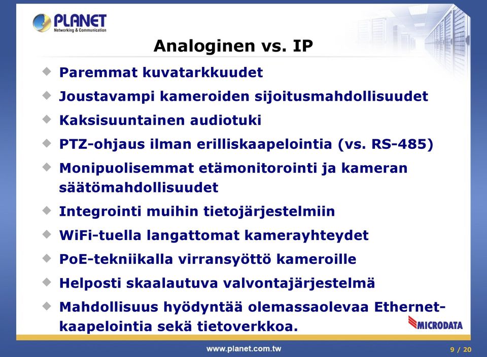 erilliskaapelointia (vs.