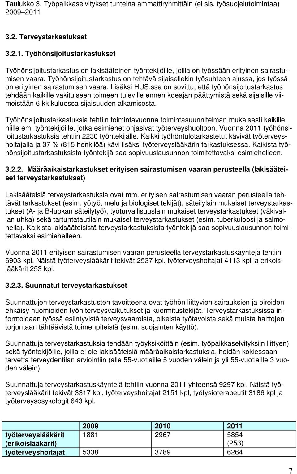 Työhönsijoitustarkastus on tehtävä sijaisellekin työsuhteen alussa, jos työssä on erityinen sairastumisen vaara.