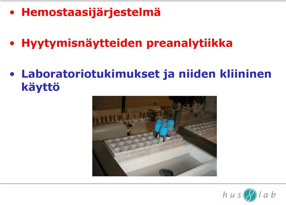preanalytiikka