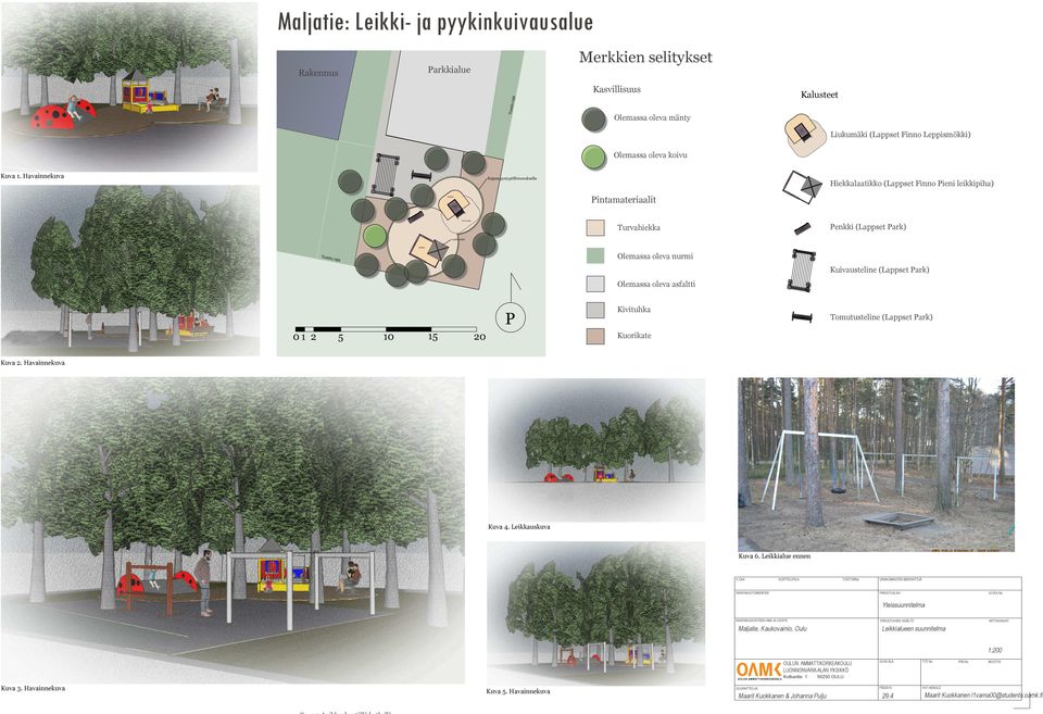 Olemassa oleva nurmi raja Kuivausteline (Lappset Park) Olemassa oleva asfaltti P 01 2 5 10 15 20 Kivituhka Tomutusteline (Lappset Park) Kuorikate Kuva 2. Havainnekuva Kuva 4. Leikkauskuva Kuva 6.